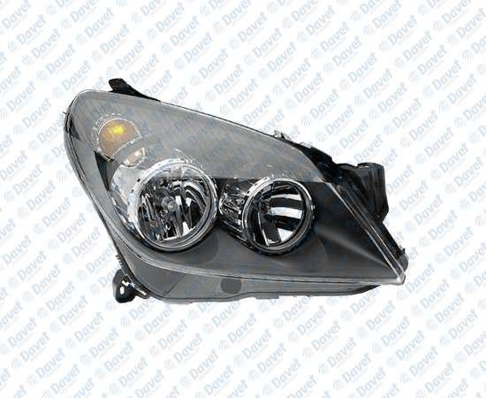 LB11-32028R Far Sag Siyah Motorlu Sari Sinyal Opel Astra H 2007-2010
